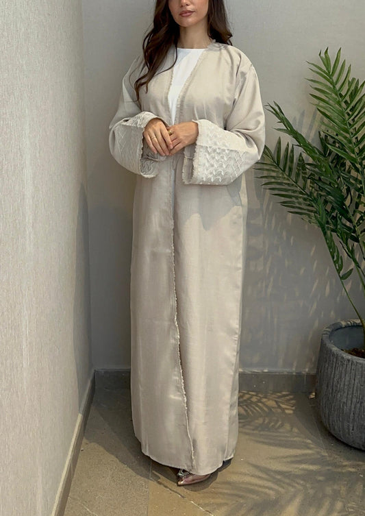 ABAYA NEIGE DE LIN